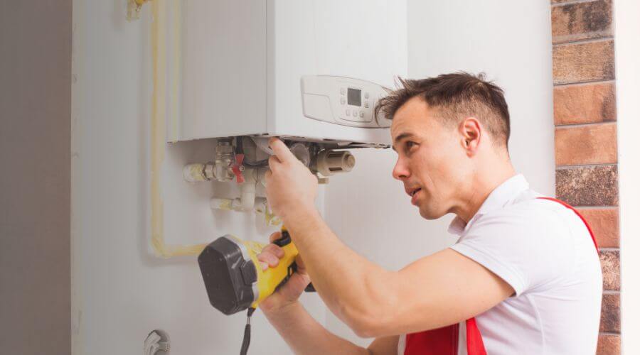 Local tankless water heater installation in Manchester, OK